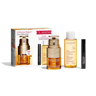 Augenpflege-Geschenkset Doppelseum-Set-Lotions & Moisturisers-Clarins-D/Serum eye 20ml + Cleansing oil 50ml + Mascara 4D 3ml-MyScent