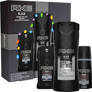 Axe Black Geschenkset mit Körperspray und Duschgel-Makeup Sets-Axe/Lynx-B/Spray 150 ml + S/GEL 250 ml-MyScent