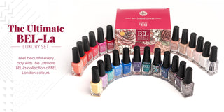 BL The Ultimate Bel-la 24er Pack Multi-Color Nagellack-Set - Nagellack Geschenkset - Professionelle Qualität für wahre Kenner 24 Stück-Nail Polishes-Bl-Nail Polish 24 pcs-MyScent