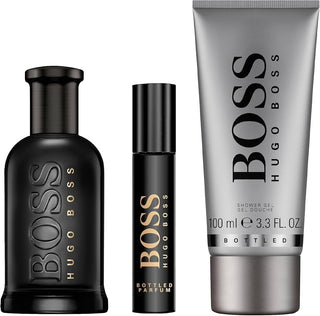 BOSS Herrenduft BOSS Bottled Parfum Festliches Geschenkset 100 ml Parfum 150 ml Spray-Deodorant-Perfume & Cologne-Hugo Boss-EDP 100 ml + Deodorant 150 ml-MyScent