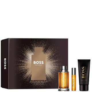 BOSS Herrenduft The Scent Eau de Toilette Festliches Geschenkset 100 ml-Perfume & Cologne-Hugo Boss-EDT 10 ml + 100 ml S/GEL 100 ml-MyScent