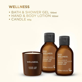 Baylis & Harding Wellness Luxuskerzen-Geschenkset-Bath Additives-Baylis & Harding-Shower gel 100 ml + Body and hand milk 100 ml + Scented candle 60g-MyScent