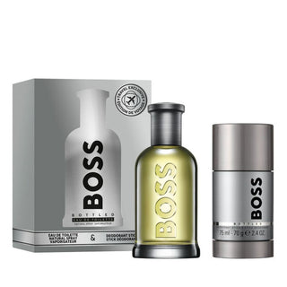 Boss Bottled Geschenkset Eau De Toilette 100 ml + Deodorant Stick 75 ml-Perfume & Cologne-Hugo Boss-EDT 100 ml + Deodorant Stick 75 ml-MyScent