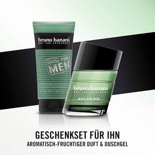 Bruno Banani Made für Herren Eau de Toilette 30 ml + Duschgel 50 ml Geschenkset-Perfume & Cologne-Bruno Banani-EDT 30 ml + GEL 50 ml-MyScent