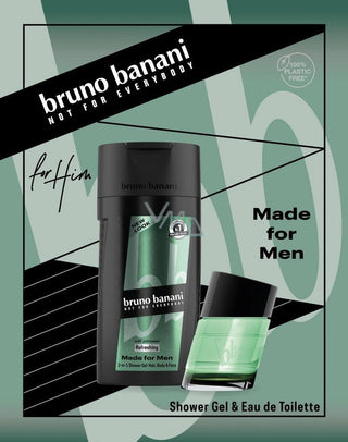 Bruno Banani Made für Herren Eau de Toilette 30 ml + Duschgel 50 ml Geschenkset-Perfume & Cologne-Bruno Banani-EDT 30 ml + GEL 50 ml-MyScent