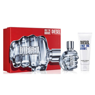 Diesel Only The Brave Eau de Toilette Spray Herren Duft Geschenkset-Perfume & Cologne-Diesel-EDT 75 ml + GEL 100 ml + 50 ml-MyScent