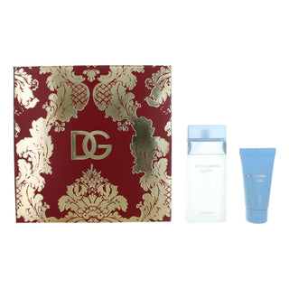 Dolce & Gabbana Light Blue für Frauen 2-teiliges Geschenkset 100 ml EDT Spray + 50 ml Körpercreme – Frisch 150 ml-Perfume & Cologne-Dolce & Gabbana-3.3oz + B/Cream 1.7oz-MyScent