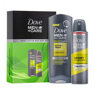 Dove Men+Care Sport Active Duo Geschenkset für Ihn Duschgel 250ml und Deo 150ml - Strumpffüller Weihnachtsgeschenk für Ihn-Deodorant-Dove-B/Wash 250ml + Deodorant 150ml-MyScent