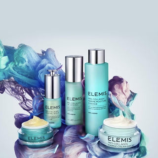 ELEMIS Pro-Collagen Marine Oil & Elemis Marine Cream Geschenkset-Anti-ageing Skin Care Kits-Elemis-Cleansing Balm 100g + Marine Cream 100ml + Night Cream 30ml + Marine Cleanser 150ml + Serum 15ml + Cleansing Cloth-MyScent