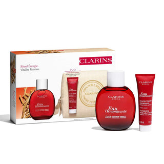 Eau Dynamisante Set - Clarins Geschenkset-Perfume & Cologne-Clarins-Dynamisante Treatment Fragrance 100ml + Shower Gel 30ml + Empty Purse 2023-MyScent