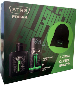 FREAK - Eau de Toilette 100 ml + Deodorant Spray 150 ml + Cap-Bath & Body Gift Baskets-Str8-100ml + Deodorant Spray 150ml + Cap-MyScent