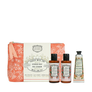 Geranium Pink Basket of the Senses Badeset-Bath & Body Gift Baskets-Panier Des Sens-MyScent