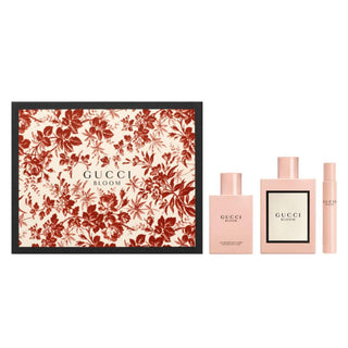 Gucci Bloom 3-teiliges Geschenkset für Frauen-Perfume & Cologne-Gucci-3.3oz + B/Lotion 3.3oz + RollerBall 0.25oz-MyScent