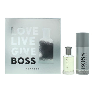 HUGO BOSS Bottled Eau de Toilette 50 ml und Deo Spray 150 ml Weihnachtsgeschenkset-Perfume & Cologne-Hugo Boss-50 ml + D/Spray 150 ml-MyScent