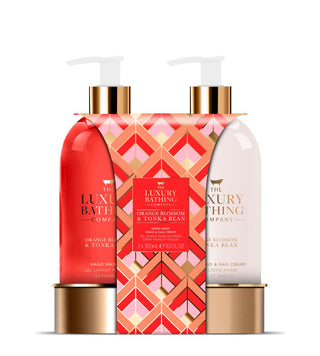 Handpflege Geschenkset Pomerančový květ Tonka Bohne 2-tlg.-Hand Cream-The Luxury Bathing Company-2 x 300ml-MyScent