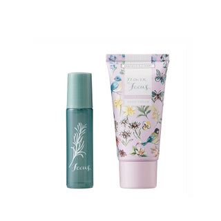 Heathcote & Ivory Flower of Focus Supercharge Duo Handcreme 30ml & Parfümgel 10ml Grausamkeitsfrei Veganfreundlich Reisefreundliche Größen Geschenke-Hand Cream-Heathcote & Ivory-H/Cream 30ml + Perfume Gel 10ml-MyScent