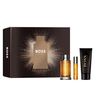 Hugo Boss Herren Boss The Scent Geschenkset Düfte-Perfume & Cologne-Hugo Boss-S/GEL 100 ml + T/Spray 10 ml + Edt 100ml-MyScent