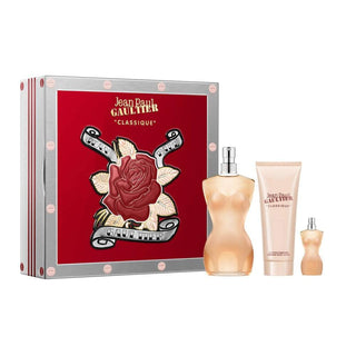 Jean Paul Gaultier Classique EDT 100ml + EDT 6ml + Körperlotion 75ml Geschenkset-Perfume & Cologne-Jean Paul Gaultier-100ml + 6ml + B/Lotion 75ml-MyScent