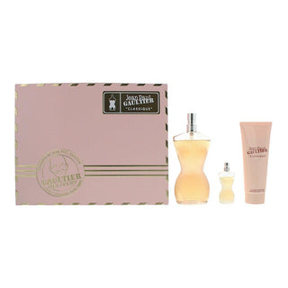 Jean Paul Gaultier Classique Eau de Toilette Spray und Parfümierte Körperlotion Geschenkset 100ml und 75ml-Perfume & Cologne-Jean Paul Gaultier-50ml + B/Lotion 75ml + 125ml-MyScent