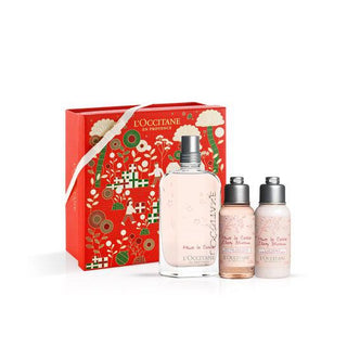 L’OCCITANE Coccola Fiori Di Ciliegio Geschenkbox-Bath & Body Gift Baskets-L'Occitane-Body milk 30ml + Shower Gel 35ml + Hand Cream 10ml-MyScent