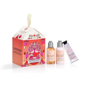 L’OCCITANE Coccola Fiori Di Ciliegio Geschenkbox-Bath & Body Gift Baskets-L'Occitane-Body milk 30ml + Shower Gel 35ml + Hand Cream 10ml-MyScent