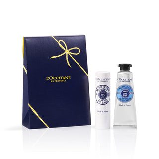 L'OCCITANE Shea Geschenkbox Handcreme 30ml Lippenbalsam 12ml-Bath & Body Gift Baskets-L'Occitane-H/Cream 30 ml + L/Balm 12 ml-MyScent