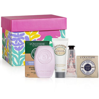 L'Occitane Doux Geschenkset-Facial Cleansing Kits-L'Occitane-Shampoo 60g + Milk Soap 50g + B/Cream 20 ml + H/Cream 10 ml-MyScent