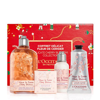 L’Occitane Kirschblüte Duschgel, Handcreme und Körperlotion Set - Damen Weihnachtsgeschenkset-Perfume & Cologne-L'Occitane-S/Gel 250ml + Body Milk 250ml + H/Cream 30ml-MyScent