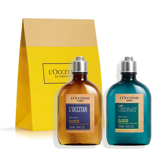 L’Occitane L’Occitan Duschgel und Eau de Toilette Set - Körper- und Haarpflege - Weihnachtsgeschenkset für Männer-Perfume & Cologne-L'Occitane-S/Gel 250ml + Edt 75ml-MyScent