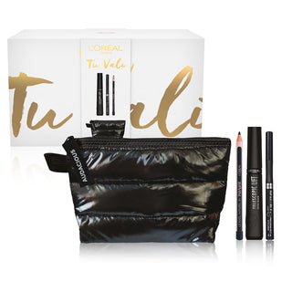 L’Oréal Paris Geschenkbeutel mit Extra-Schwarz Mascara und Mini-Augenstift für definierte Looks und längere Wimpern, mit exklusivem Toilettenbeutel-Mascara-L'Oréal Paris-1 x L'Oréal Paris Mascara Effect Gift Bag for False Eyelashes and Mini Eye Mascara for Deer Eyes, with Exclusive Toiletry Bag-MyScent