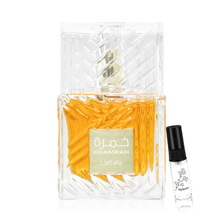 Lattafa Khamrah Eau de Parfum | 2 ml Refill Parfumprobe