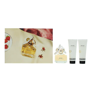 Marc Jacobs Daisy Eau de Toilette 50 ml, Körperlotion 75 ml, Duschgel 75 ml Geschenkset-Perfume & Cologne-Marc Jacobs-EDT 50 ml + BL 75 ml + GEL 75 ml-MyScent