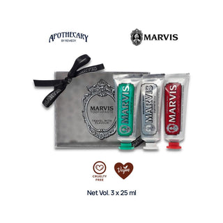 Marvis Travel Geschenkbox - 3 Geschmacksrichtungen-Toothpaste-Marvis-3 x 25 ml-MyScent