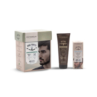 PHYTORELAX Barba Perfetta Geschenkset Duschshampoo 250ml und Bartbalsam 75ml-Bar Soap-Phytorelax-Shampoo 250ml + Beard Balm 75ml-MyScent