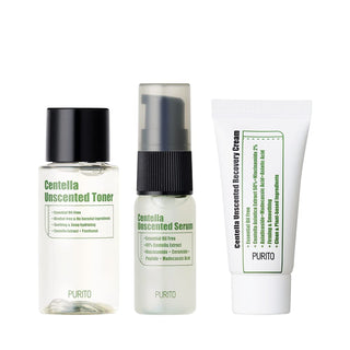 PURITO Centella Unscented Mini Geschenkset-Makeup Sets-Purito-30ml + 2 x 15ml-MyScent