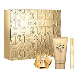 Paco Rabanne Lady Million 50ml EDP Spray + 75ml Bodylotion Geschenkset 2023-Perfume & Cologne-Paco Rabanne-50ml + B/Lotion 75ml-MyScent