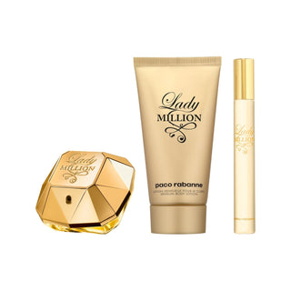 Paco Rabanne Lady Million 50ml EDP Spray + 75ml Bodylotion Geschenkset 2023-Perfume & Cologne-Paco Rabanne-50ml + B/Lotion 75ml-MyScent