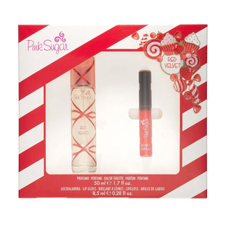 Pink Sugar Red Velvet Holiday Geschenkset für Frauen 3.4 Fl Oz Eau de Toilette Spray-Perfume & Cologne-Pink Sugar-3.4fl oz-MyScent