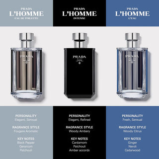 Prada L'Homme Intense Eau de Parfum-Perfume & Cologne-Prada-100 ml-MyScent