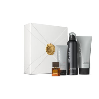 RITUALS Homme Collection Herren-Geschenkset mit Zedernholz und Vitamin E Komplex - Anregend und Erfrischend-Body Wash-Rituals-S/Foam 50ml + Antiperspirant Spray 50ml + Charcoal Face Scrub 70ml +-MyScent