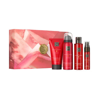 RITUALS The Ritual of Ayurveda Geschenkbox S mit Rose und süßem Mandelöl-Bath & Body Gift Baskets-Rituals-S/GEL 50 ml + S/Oil 75 ml + B/Cream 70 ml + H&B/Mist 20 ml-MyScent