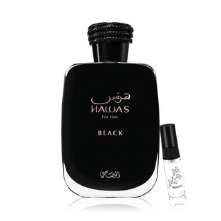 Rasasi Hawas Black Eau de Parfum | 2 ml Refill Parfumprobe