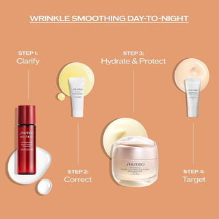 Shiseido Benefiance Wrinkle Correcting Geschenkset - 6 Teile-Self Tanners-Shiseido-Cream 50 ml + Clarifying Foam 15 ml + Softener 30 ml + Infusing Concentrate 10 ml + eye cream 2 ml-MyScent