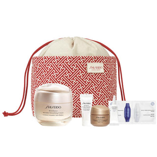 Shiseido Benefiance Wrinkle Correcting Geschenkset - 6 Teile-Self Tanners-Shiseido-Cream 50 ml + Clarifying Foam 15 ml + Softener 30 ml + Infusing Concentrate 10 ml + eye cream 2 ml-MyScent