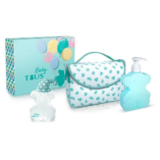 TOUS Baby Geschenkset 4-teilig-Perfume & Cologne-Tous-Toilet bag + Cologne 100ml + 15ml + B/Lotion 250ml-MyScent