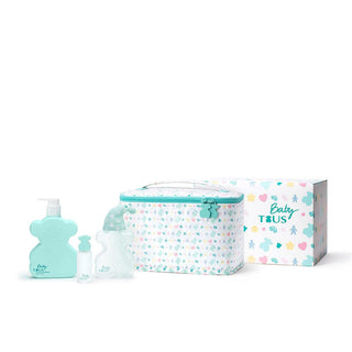 TOUS Baby Geschenkset 4-teilig-Perfume & Cologne-Tous-Toilet bag + Cologne 100ml + 15ml + B/Lotion 250ml-MyScent