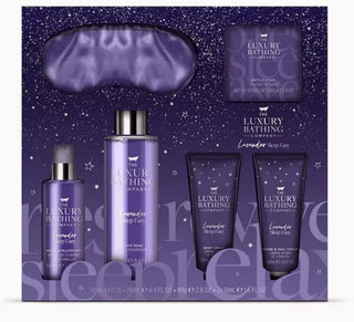 The Luxury Bathing Company Lavendel Bergamotte Sweet Dreams Geschenkset-Bath & Body Gift Baskets-The Luxury Bathing Company-B/Wash 250ml + H&Nail Cream 50ml + B/Cream 50ml + Bath Fizzer 50ml + Body Polisher-MyScent