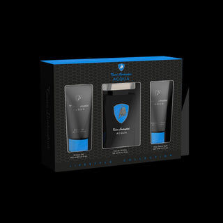 Tonino Lamborghini Acqua 3 Stück Geschenkset: Eau De Toilette 125 ml, Duschgel 100 ml, Aftershave Balsam 100 ml-Perfume & Cologne-Tonino Lamborghini-EDT 125 ml + GEL 100 ml + AB 100 ml-MyScent