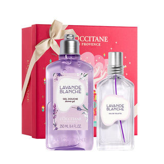 Weiße Lavendel Geschenkset-Makeup Sets-L'Occitane-Edt 50ml + Body Milk 250ml + Hand Cream 30ml-MyScent