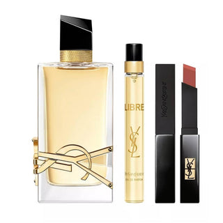 Yves Saint Laurent Libre Eau de Parfum 90ml Geschenkset 2023-Perfume & Cologne-Yves Saint Laurent-3oz + T/Spray + B/Lotion 1.6oz-MyScent